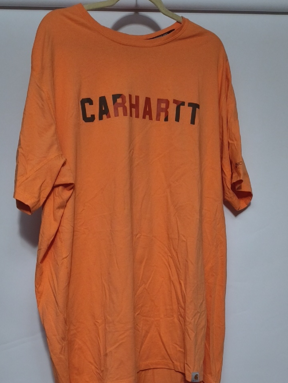 Carhartt Orange Short-Sleeve Logo Tee